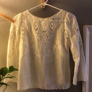 White blouse. Size XS!